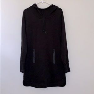 Flannel Athleta sweatshirt dress